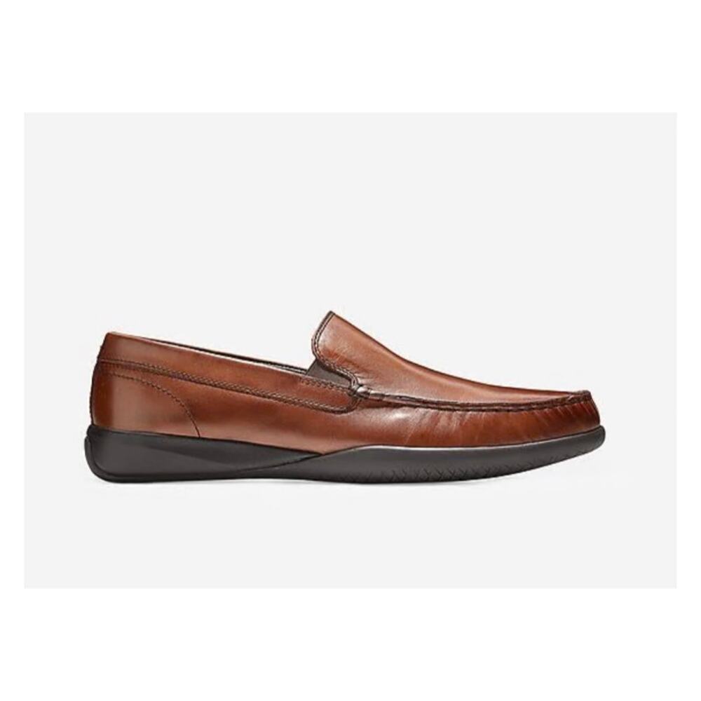 Cole Haan Men's Leather Lovell Two-Gore Loafer British Tan 10.5M